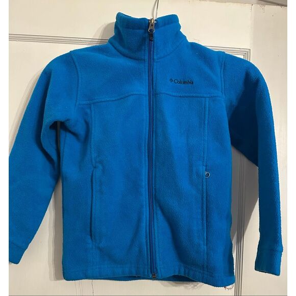 Columbia Jacket Youth Girls Unisex Fleece Full Zip Up Interchange Size Small 8 - Picture 1 of 5